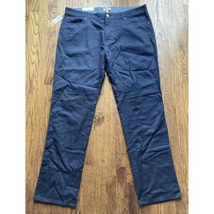 NWT Peter Millar Mountainside Flannel Pants Mens Size 40 Navy Blue 5 Pocket $145